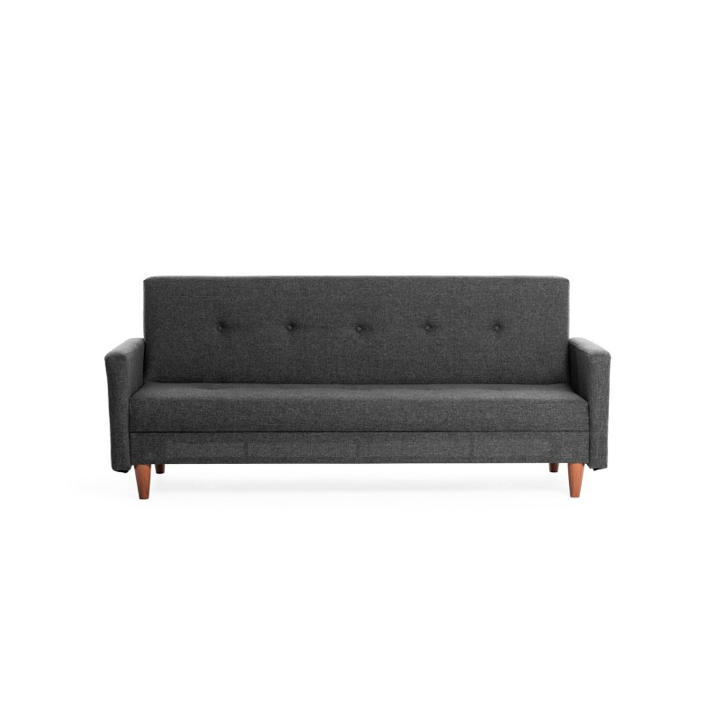 3-Seat Sofa-Bed Hiko - Dark Grey Dark Grey