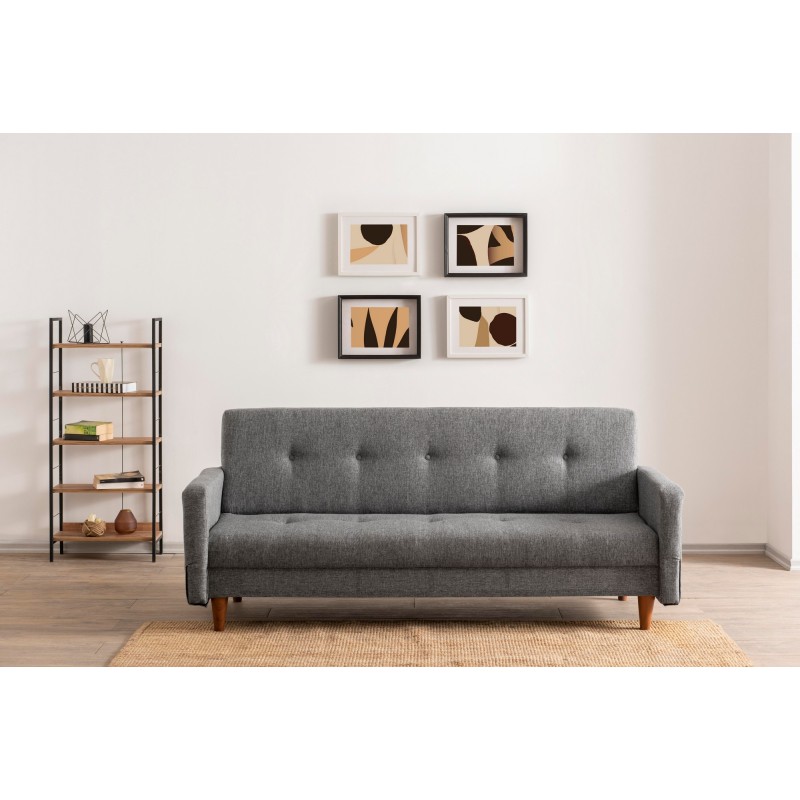 3-Seat Sofa-Bed Hiko - Light Grey Light Grey