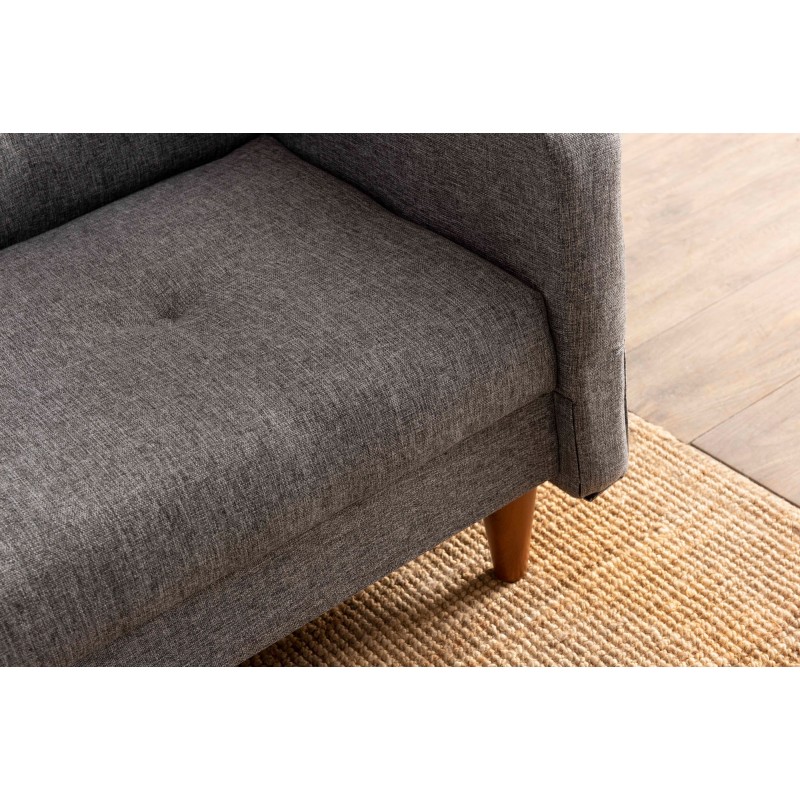 3-Seat Sofa-Bed Hiko - Light Grey Light Grey