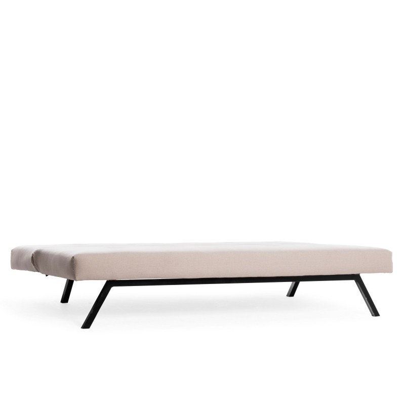 Τριθέσιος Καναπές κρεβάτι  Zola - Χρώμα Cream 