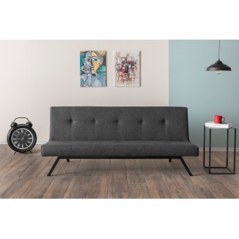 3-Seat Sofa-Bed Zola - Dark Grey Dark Grey