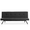 3-Seat Sofa-Bed Zola - Dark Grey Dark Grey