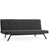 3-Seat Sofa-Bed Zola - Dark Grey Dark Grey