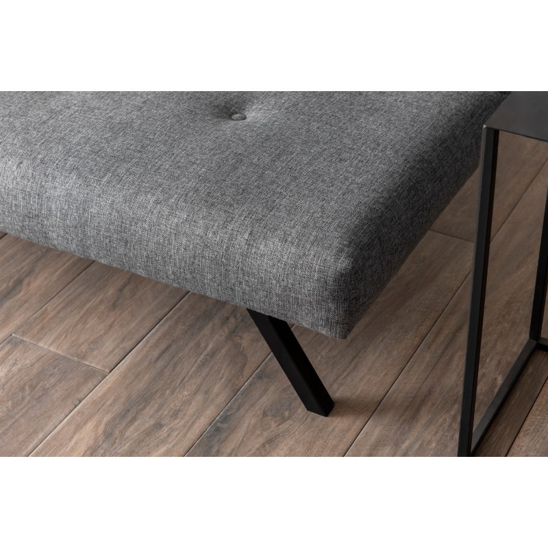 Τριθέσιος Καναπές κρεβάτι  Zola - Χρώμα Ανοιχτό Γκρι 