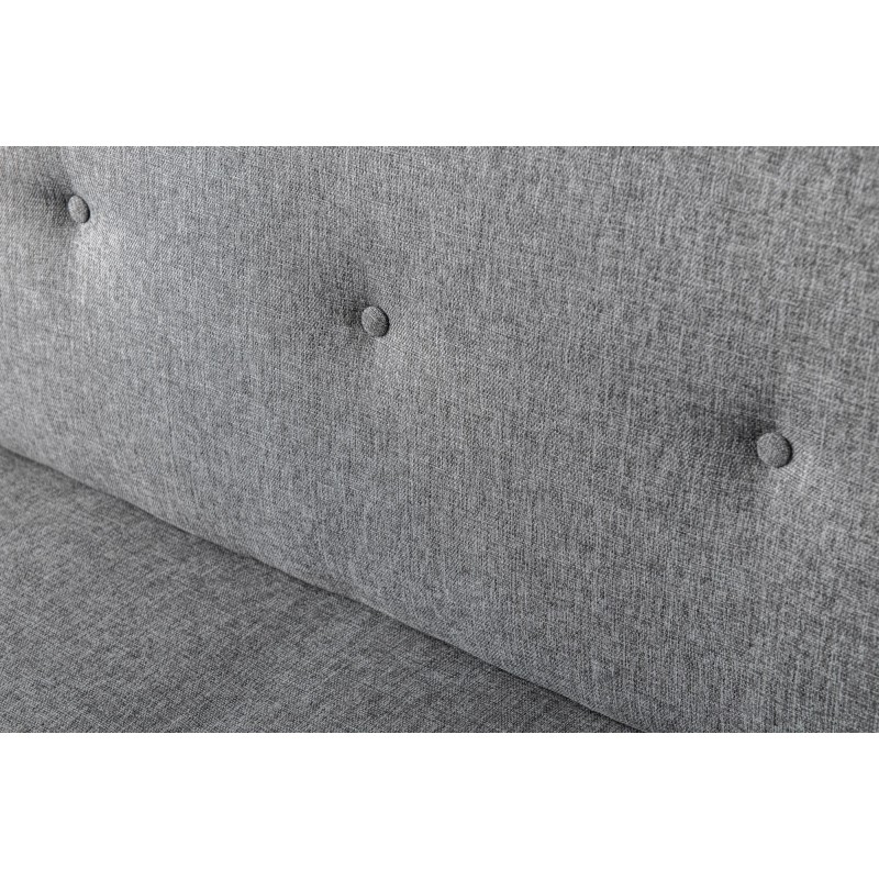 Τριθέσιος Καναπές κρεβάτι  Zola - Χρώμα Ανοιχτό Γκρι 