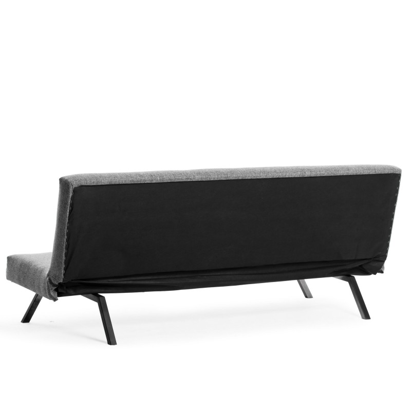 Τριθέσιος Καναπές κρεβάτι  Zola - Χρώμα Ανοιχτό Γκρι 