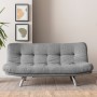 3-Seat Sofa-Bed Misa Small Sofabed - Light Grey Light Grey