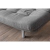 3-Seat Sofa-Bed Misa Small Sofabed - Light Grey Light Grey