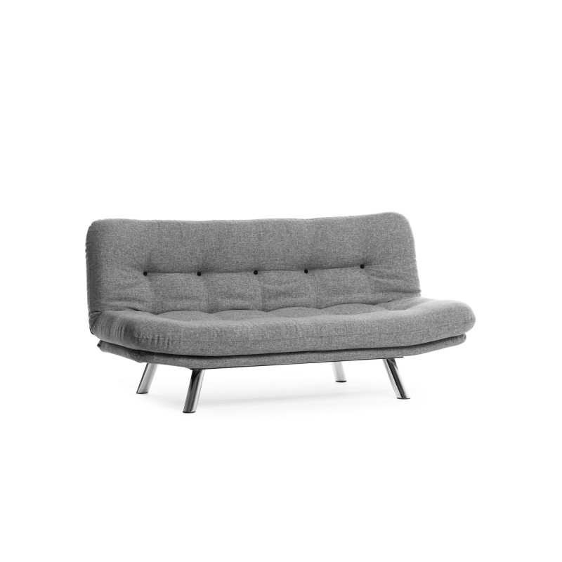 3-Seat Sofa-Bed Misa Small Sofabed - Light Grey Light Grey