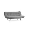 3-Seat Sofa-Bed Misa Small Sofabed - Light Grey Light Grey