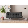 3-Seat Sofa-Bed Misa Small Sofabed - Dark Grey Dark Grey