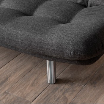 3-Seat Sofa-Bed Misa Small Sofabed - Dark Grey Dark Grey