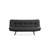 3-Seat Sofa-Bed Misa Small Sofabed - Dark Grey Dark Grey