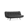 3-Seat Sofa-Bed Misa Small Sofabed - Dark Grey Dark Grey