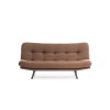 3-Seat Sofa-Bed Misa Small Sofabed - Light Brown Light Brown