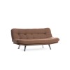 3-Seat Sofa-Bed Misa Small Sofabed - Light Brown Light Brown