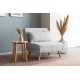 Atelier del Sofa 1-Seat Sofa-Bed Folde Single - Teddy Fabric - Grey Grey