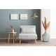 Atelier del Sofa 1-Seat Sofa-Bed Folde Single - Teddy Fabric - Grey Grey