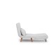 1-Seat Sofa-Bed Folde Single - Teddy Fabric - White White