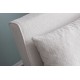 1-Seat Sofa-Bed Folde Single - Teddy Fabric - White White