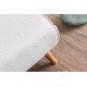 1-Seat Sofa-Bed Folde Single - Teddy Fabric - White White