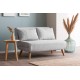 2-Seat Sofa-Bed Folde 2-Seater - Teddy Fabric - Grey Grey Atelier del Sofa 2-Seat Sofa-Bed Folde 2-Seater - Teddy Fabric - Grey Grey