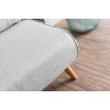 Atelier del Sofa 2-Seat Sofa-Bed Folde 2-Seater - Teddy Fabric - Grey Grey