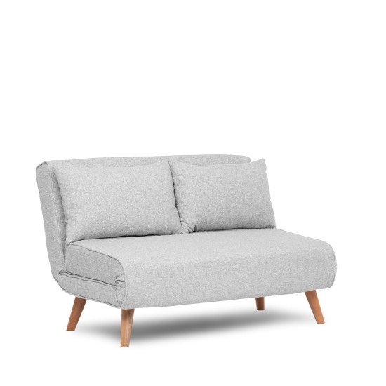 2-Seat Sofa-Bed Folde 2-Seater - Teddy Fabric - Grey Grey Atelier del Sofa 2-Seat Sofa-Bed Folde 2-Seater - Teddy Fabric - Grey Grey