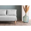 Atelier del Sofa 2-Seat Sofa-Bed Folde 2-Seater - Teddy Fabric - Grey Grey