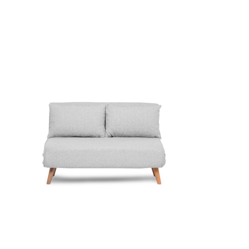 Atelier del Sofa 2-Seat Sofa-Bed Folde 2-Seater - Teddy Fabric - Grey Grey