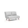 Atelier del Sofa 2-Seat Sofa-Bed Folde 2-Seater - Teddy Fabric - Grey Grey