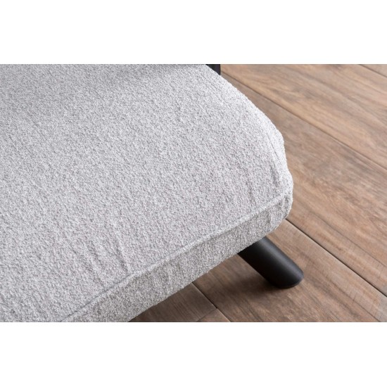 Πολυθρόνα Κρεβάτι - Sando Single - Χρώμα Γκρι - 175x60x60εκ