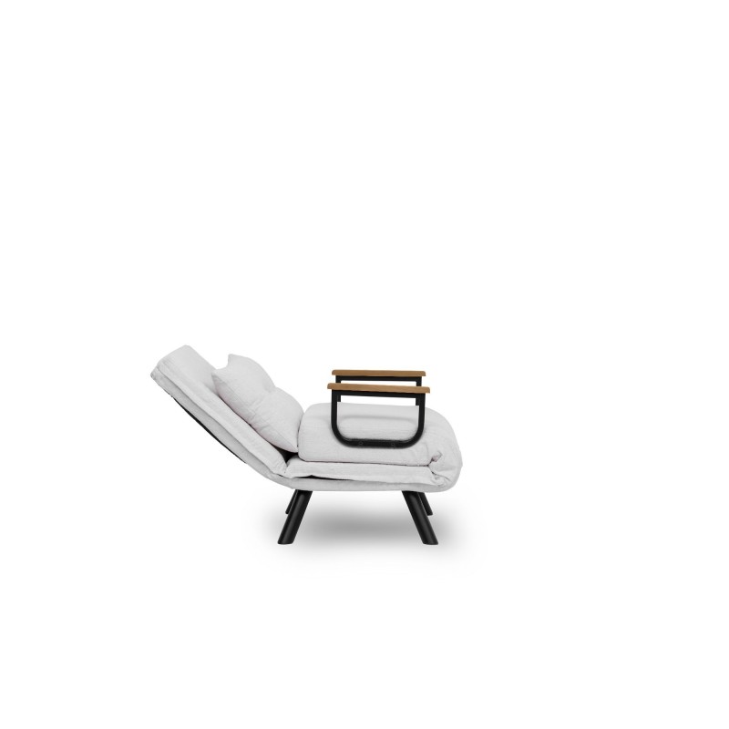 Πολυθρόνα Κρεβάτι - Sando Single - Χρώμα Λευκό - 175x60x60εκ