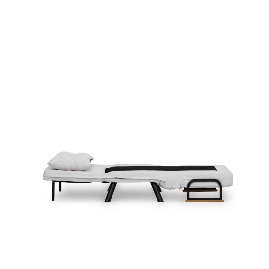Πολυθρόνα Κρεβάτι - Sando Single - Χρώμα Λευκό - 175x60x60εκ