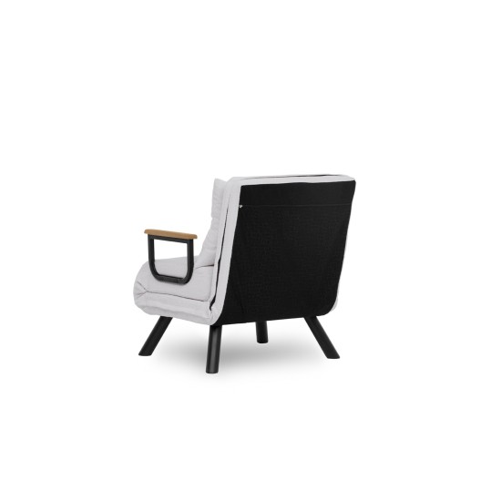 Πολυθρόνα Κρεβάτι - Sando Single - Χρώμα Λευκό - 175x60x60εκ