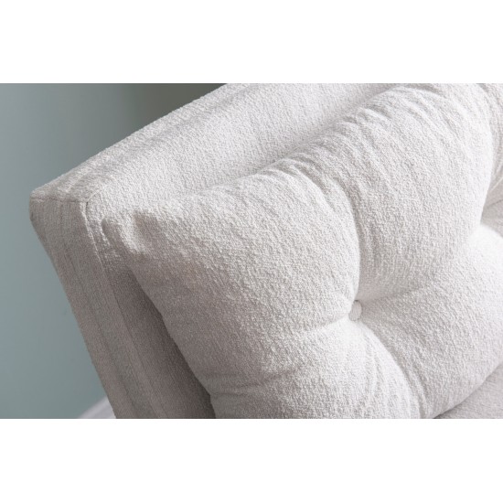 Πολυθρόνα Κρεβάτι - Sando Single - Χρώμα Λευκό - 175x60x60εκ