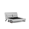 Καναπές Κρεβάτι Διθέσιος - Sando 2 - Χρώμα Γκρι - 133x50x45εκ