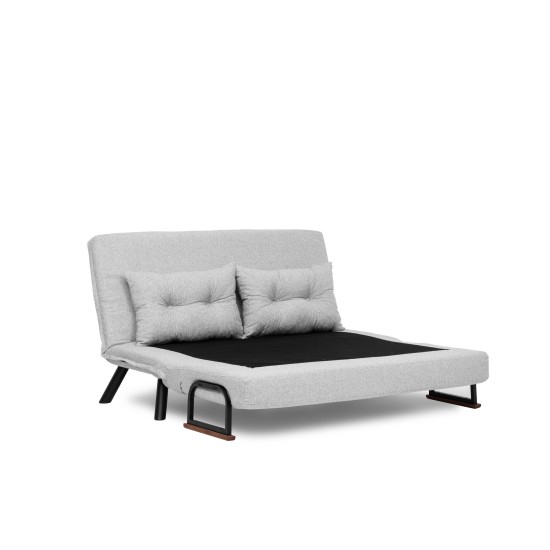 Καναπές Κρεβάτι Διθέσιος - Sando 2 - Χρώμα Γκρι - 133x50x45εκ Καναπές Κρεβάτι Διθέσιος - Sando 2 - Χρώμα Γκρι - 133x50x45εκ