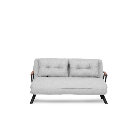 Καναπές Κρεβάτι Διθέσιος - Sando 2 - Χρώμα Γκρι - 133x50x45εκ Καναπές Κρεβάτι Διθέσιος - Sando 2 - Χρώμα Γκρι - 133x50x45εκ