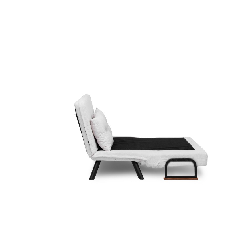 Καναπές Κρεβάτι Διθέσιος - Sando 2 - Χρώμα Λευκό - 133x50x45εκ