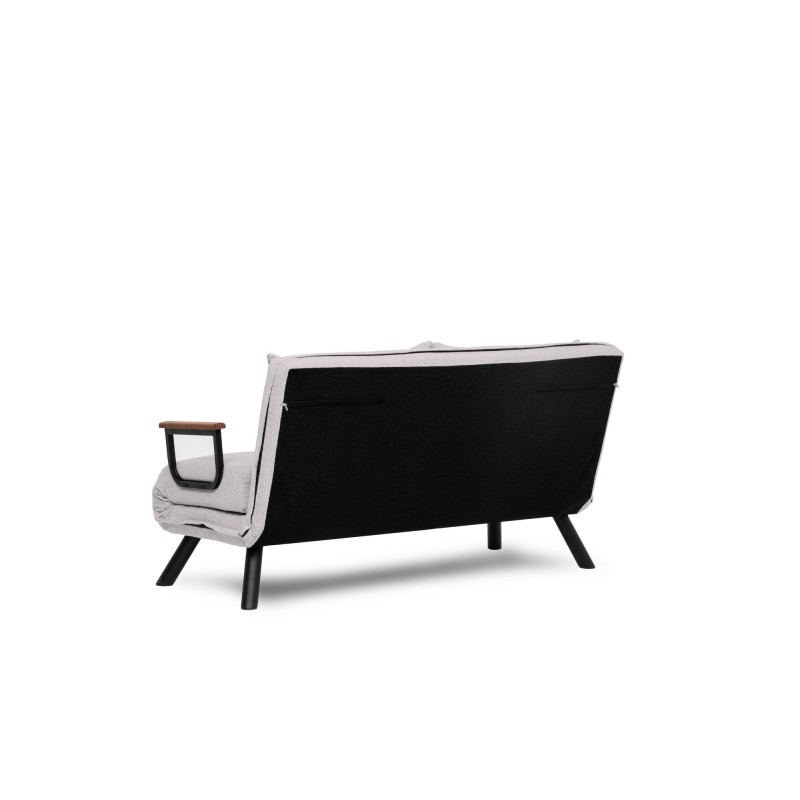 Καναπές Κρεβάτι Διθέσιος - Sando 2 - Χρώμα Λευκό - 133x50x45εκ