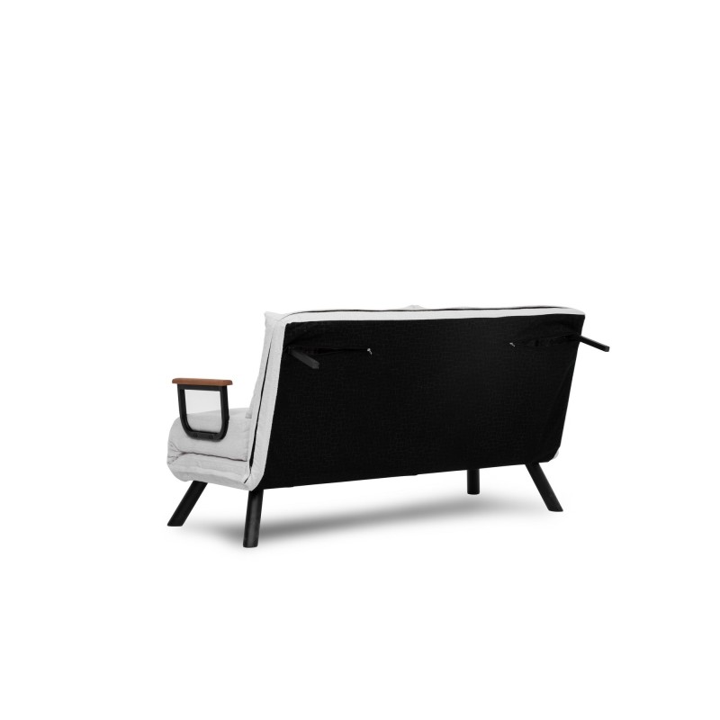 Καναπές Κρεβάτι Διθέσιος - Sando 2 - Χρώμα Λευκό - 133x50x45εκ