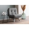 1-Seat Sofa-Bed Misa Small Solo - Light Grey Light Grey