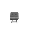 1-Seat Sofa-Bed Misa Small Solo - Light Grey Light Grey