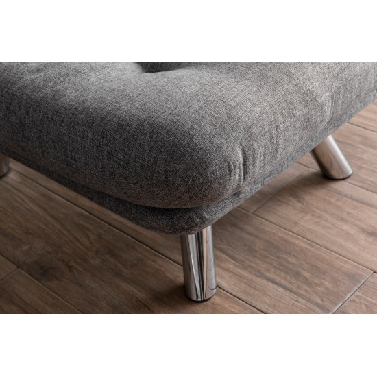1-Seat Sofa-Bed Misa Small Solo - Light Grey Light Grey 1-Seat Sofa-Bed Misa Small Solo - Light Grey Light Grey