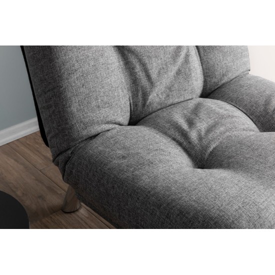 1-Seat Sofa-Bed Misa Small Solo - Light Grey Light Grey 1-Seat Sofa-Bed Misa Small Solo - Light Grey Light Grey