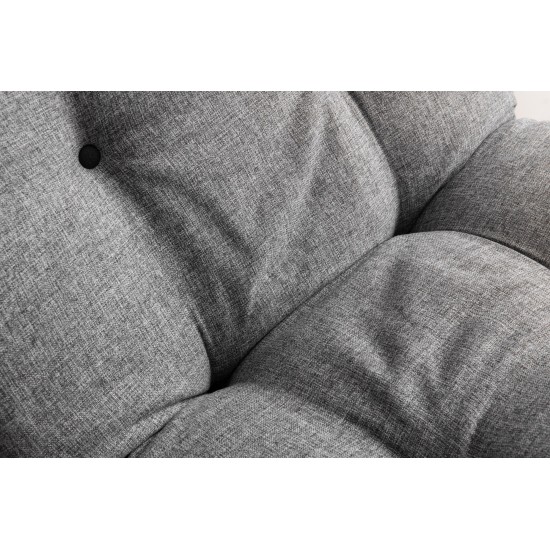1-Seat Sofa-Bed Misa Small Solo - Light Grey Light Grey 1-Seat Sofa-Bed Misa Small Solo - Light Grey Light Grey