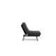 1-Seat Sofa-Bed Misa Small Solo - Dark Grey Dark Grey 1-Seat Sofa-Bed Misa Small Solo - Dark Grey Dark Grey