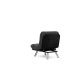 1-Seat Sofa-Bed Misa Small Solo - Dark Grey Dark Grey 1-Seat Sofa-Bed Misa Small Solo - Dark Grey Dark Grey