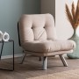 1-Seat Sofa-Bed Misa Small Solo v2 - Cream Cream
